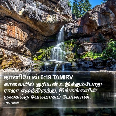 தானியேல் 6:19 TAMIRV Bible Verse Image