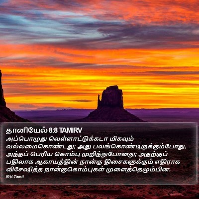 தானியேல் 8:8 TAMIRV Bible Verse Image