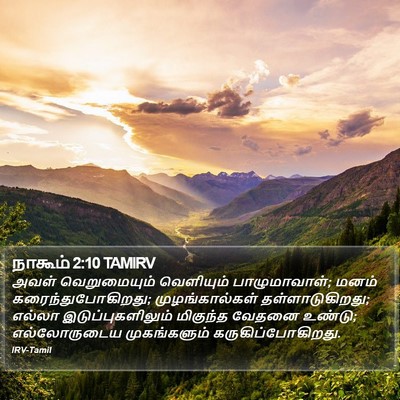 நாகூம் 2:10 TAMIRV Bible Verse Image