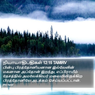 நியாயாதிபதிகள் 12:15 TAMIRV Bible Verse Image