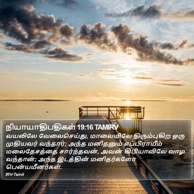 நியாயாதிபதிகள் 19:16 TAMIRV Bible Verse Image