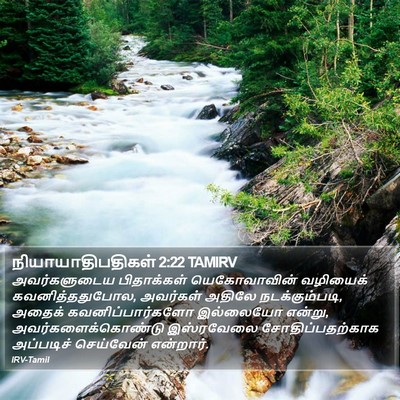 நியாயாதிபதிகள் 2:22 TAMIRV Bible Verse Image