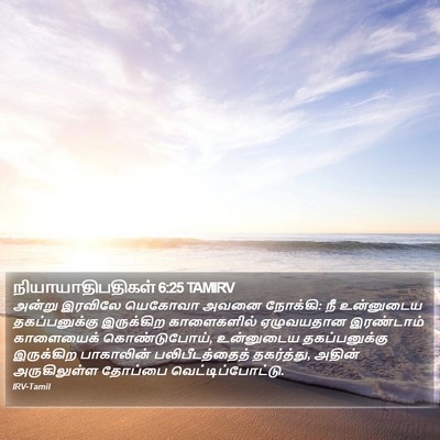 நியாயாதிபதிகள் 6:25 TAMIRV Bible Verse Image