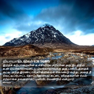 நியாயாதிபதிகள் 6:26 TAMIRV Bible Verse Image