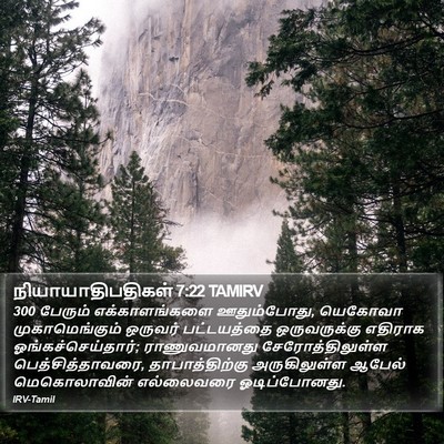 நியாயாதிபதிகள் 7:22 TAMIRV Bible Verse Image