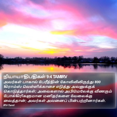 நியாயாதிபதிகள் 9:4 TAMIRV Bible Verse Image