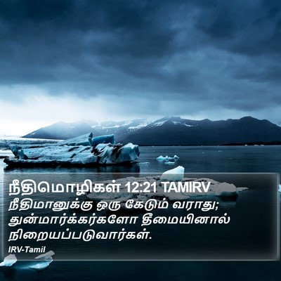 நீதிமொழிகள் 12:21 TAMIRV Bible Verse Image