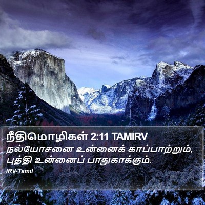 நீதிமொழிகள் 2:11 TAMIRV Bible Verse Image