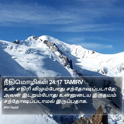 நீதிமொழிகள் 24:17 TAMIRV Bible Verse Image