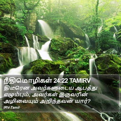 நீதிமொழிகள் 24:22 TAMIRV Bible Verse Image
