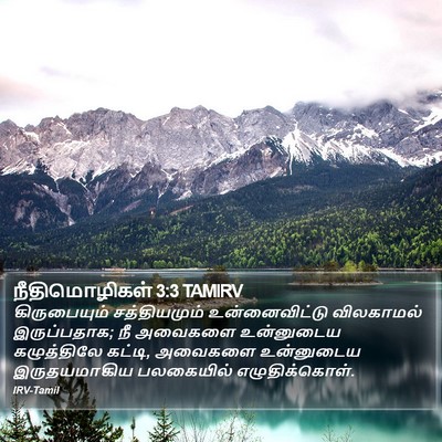 நீதிமொழிகள் 3:3 TAMIRV Bible Verse Image