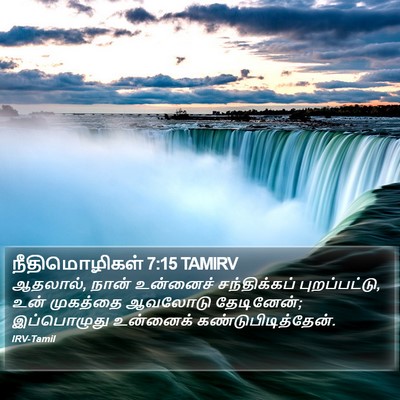 நீதிமொழிகள் 7:15 TAMIRV Bible Verse Image