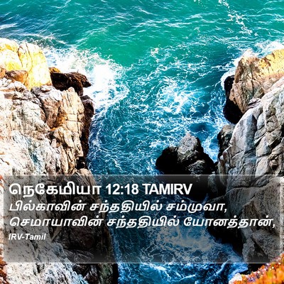நெகேமியா 12:18 TAMIRV Bible Verse Image
