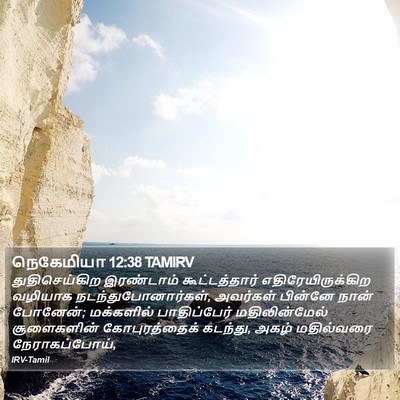 நெகேமியா 12:38 TAMIRV Bible Verse Image