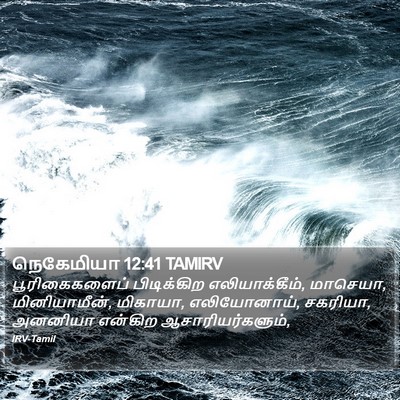நெகேமியா 12:41 TAMIRV Bible Verse Image