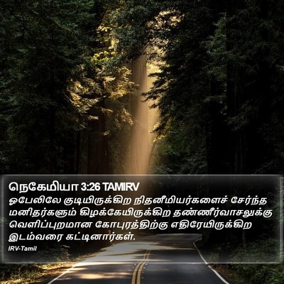 நெகேமியா 3:26 TAMIRV Bible Verse Image