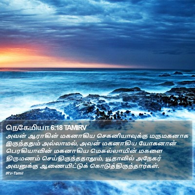 நெகேமியா 6:18 TAMIRV Bible Verse Image