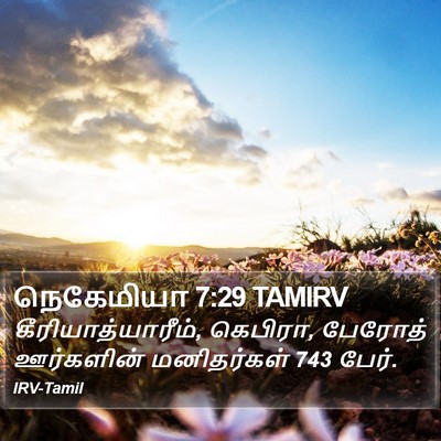 நெகேமியா 7:29 TAMIRV Bible Verse Image