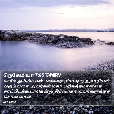 நெகேமியா 7:65 TAMIRV Bible Verse Image