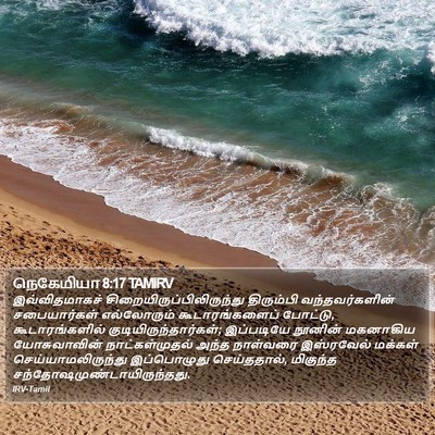 நெகேமியா 8:17 TAMIRV Bible Verse Image