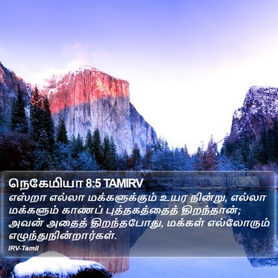 நெகேமியா 8:5 TAMIRV Bible Verse Image