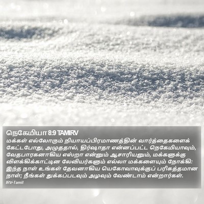 நெகேமியா 8:9 TAMIRV Bible Verse Image