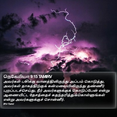 நெகேமியா 9:15 TAMIRV Bible Verse Image