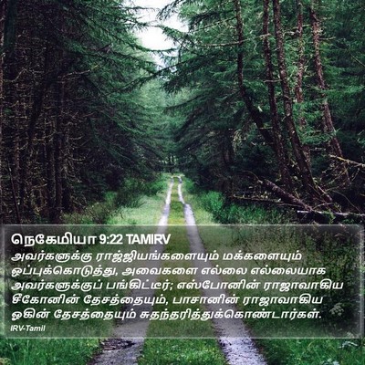 நெகேமியா 9:22 TAMIRV Bible Verse Image
