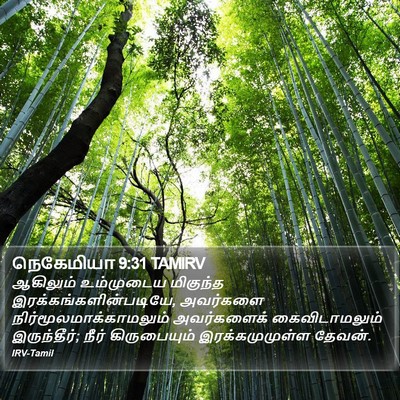 நெகேமியா 9:31 TAMIRV Bible Verse Image