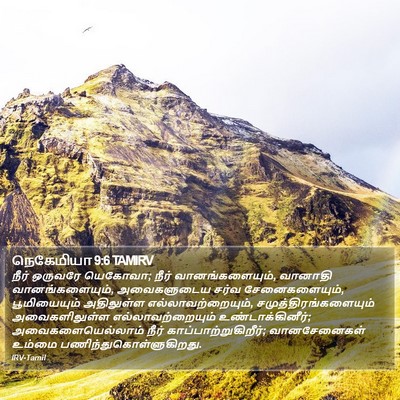நெகேமியா 9:6 TAMIRV Bible Verse Image