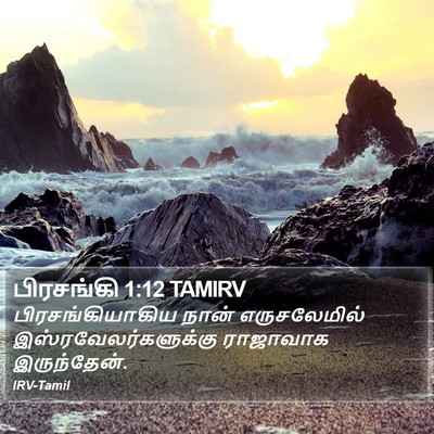 பிரசங்கி 1:12 TAMIRV Bible Verse Image
