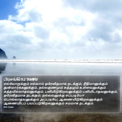 பிரசங்கி 9:2 TAMIRV Bible Verse Image