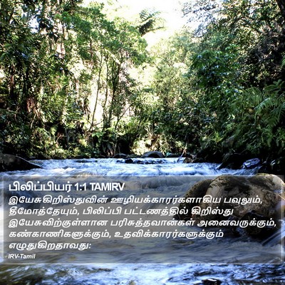 பிலிப்பியர் 1:1 TAMIRV Bible Verse Image