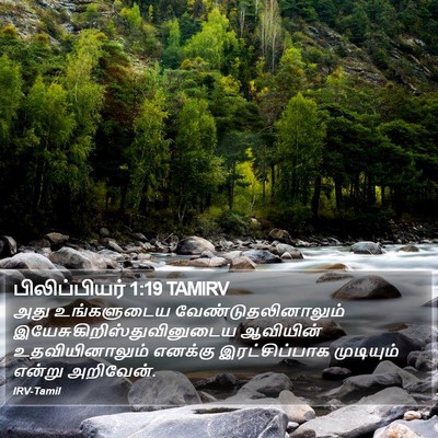 பிலிப்பியர் 1:19 TAMIRV Bible Verse Image
