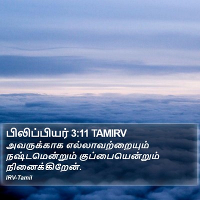 பிலிப்பியர் 3:11 TAMIRV Bible Verse Image