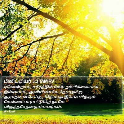 பிலிப்பியர் 3:3 TAMIRV Bible Verse Image