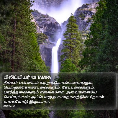 பிலிப்பியர் 4:9 TAMIRV Bible Verse Image