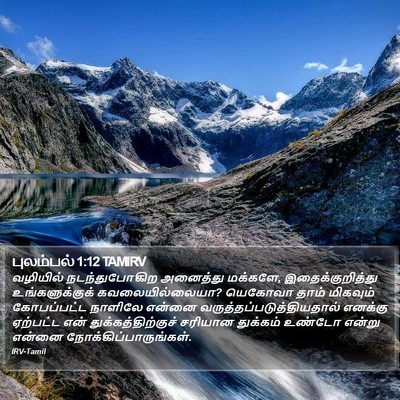 புலம்பல் 1:12 TAMIRV Bible Verse Image