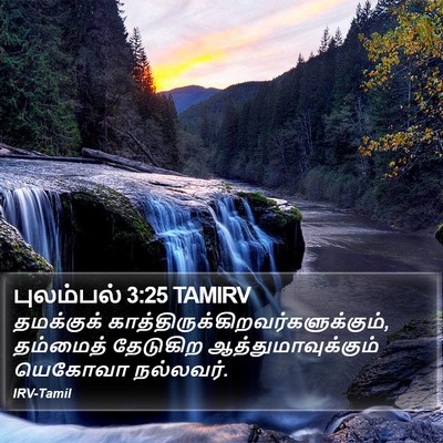 புலம்பல் 3:25 TAMIRV Bible Verse Image