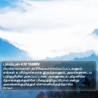 புலம்பல் 4:20 TAMIRV Bible Verse Image
