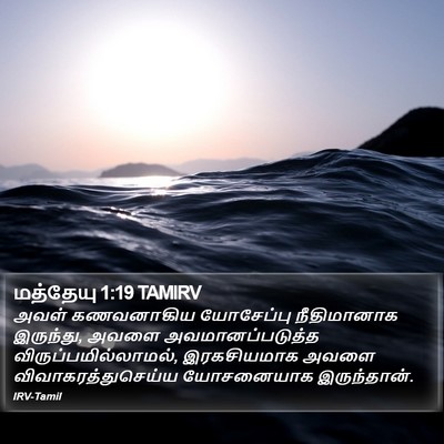 மத்தேயு 1:19 TAMIRV Bible Verse Image