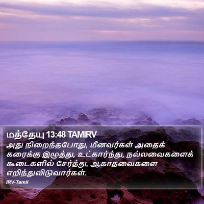 மத்தேயு 13:48 TAMIRV Bible Verse Image