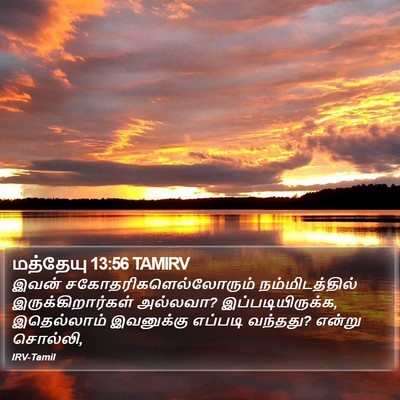 மத்தேயு 13:56 TAMIRV Bible Verse Image