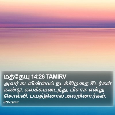 மத்தேயு 14:26 TAMIRV Bible Verse Image