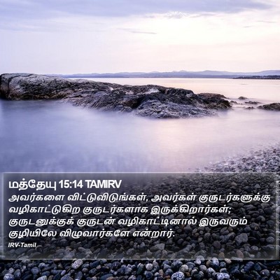 மத்தேயு 15:14 TAMIRV Bible Verse Image
