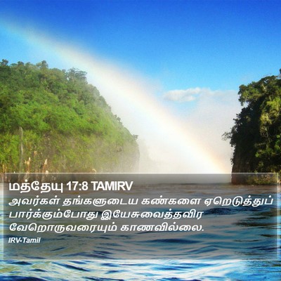 மத்தேயு 17:8 TAMIRV Bible Verse Image