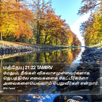 மத்தேயு 21:22 TAMIRV Bible Verse Image