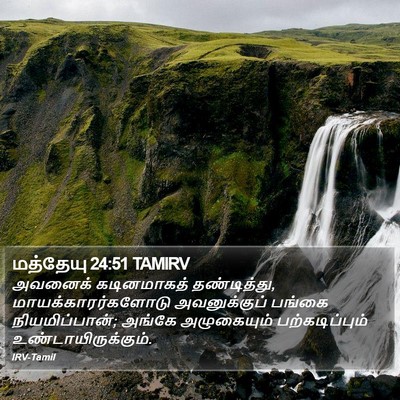 மத்தேயு 24:51 TAMIRV Bible Verse Image