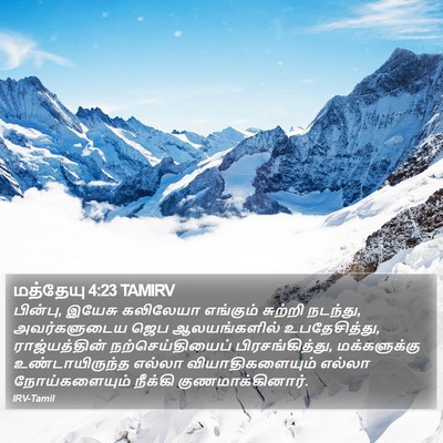 மத்தேயு 4:23 TAMIRV Bible Verse Image