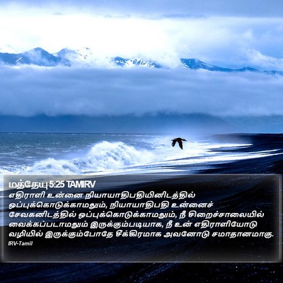 மத்தேயு 5:25 TAMIRV Bible Verse Image